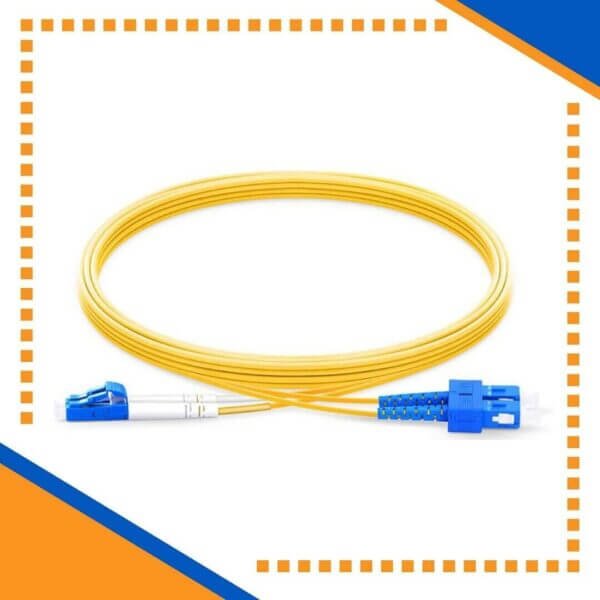 Fiber Optic Patch Cord SM SC-LC-UPC Duplex LSZH 10m