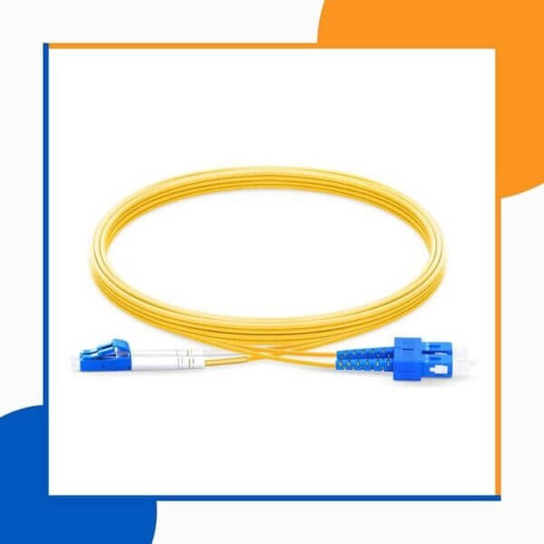 Fiber Optic Patch Cord SM SC-LC-UPC Duplex LSZH 10m