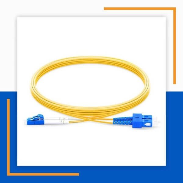 Fiber Optic Patch Cord SM SC-LC-UPC Duplex LSZH 10m