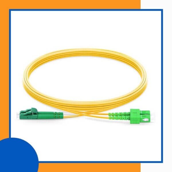 fiber patch cord sc-lc single mode duplex lszh 10m
