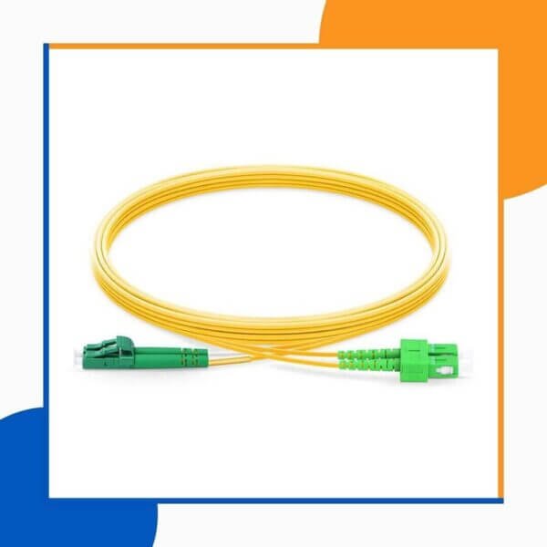 fiber patch cord sc-lc single mode duplex lszh 10m