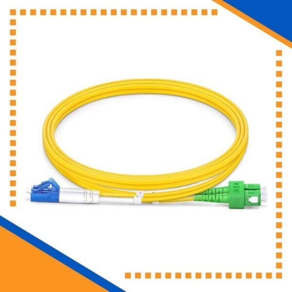 sc-upc-lc-upc duplex SM fiber patch cord lszh 15M