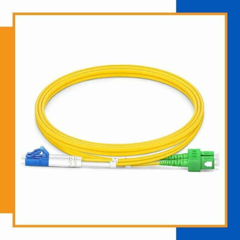 Home 2 sc-upc-lc-upc duplex SM fiber patch cord lszh 15M