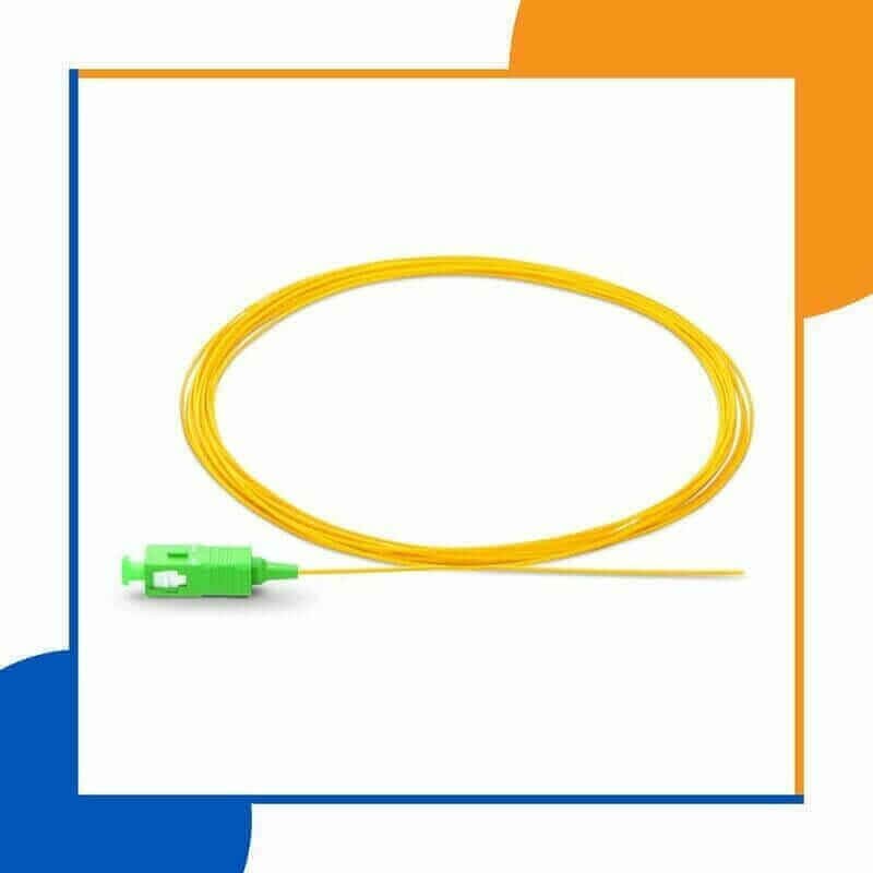 Home 17 single mode lc-apc simplex fiber optic pigtail lszh 1 meter