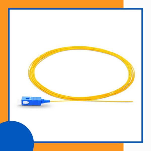 single mode sc/upc simplex fiber optic pigtail lszh 1 meter