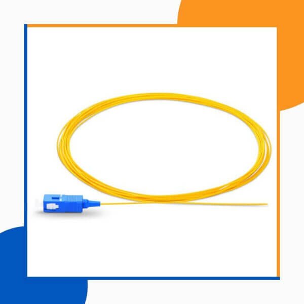 single mode sc/upc simplex fiber optic pigtail lszh 1 meter