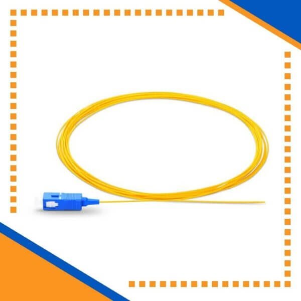 single mode lc/upc simplex fiber optic pigtail lszh 1 meter