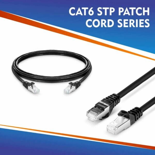 CAT6 STP PATCH CORD SERIES BLACK CAT6 STP PATCH CORD SERIES BLACK