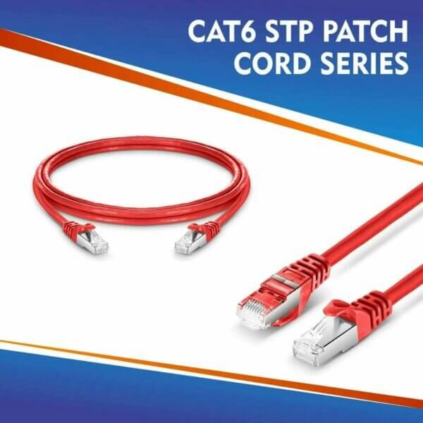 CAT6 STP PATCH CORD SERIES RED CAT6 STP PATCH CORD SERIES RED