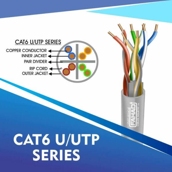 cat6-GREY Cat6 U-UTP Network cable 305m