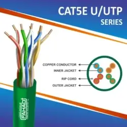 green network cable cat5e utp 305m cat5e u-utp network cable 305m green