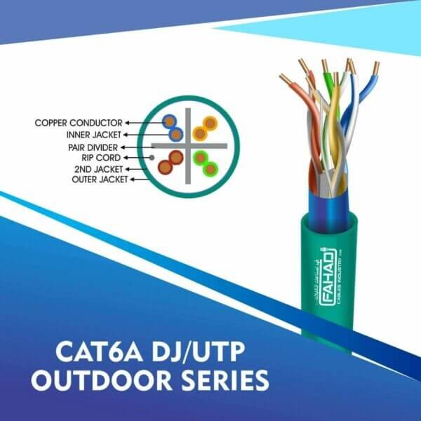 Cat6a DJ-UTP Network LSZH cable 305m