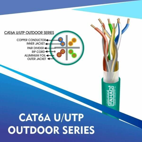 cat6a network cable 23awg 4pair LSZH U-UTP cable 305m