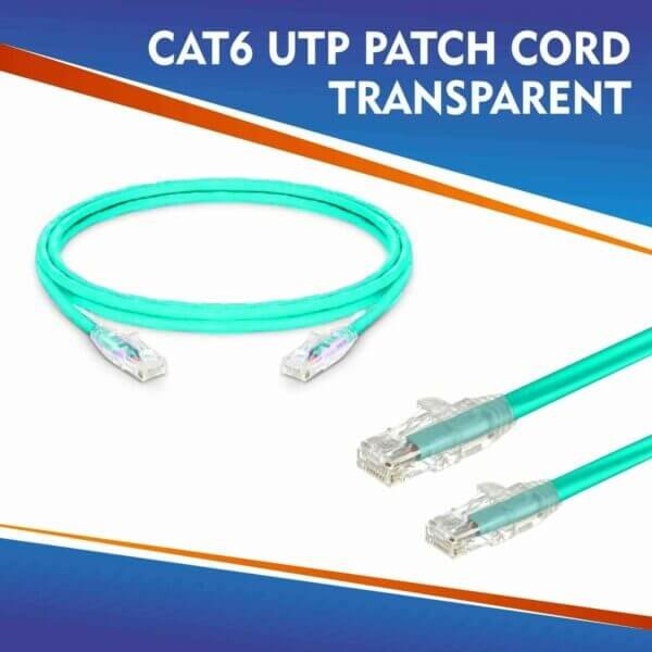 AQUA cat6a data patch cord stp 0.15meter AQUA