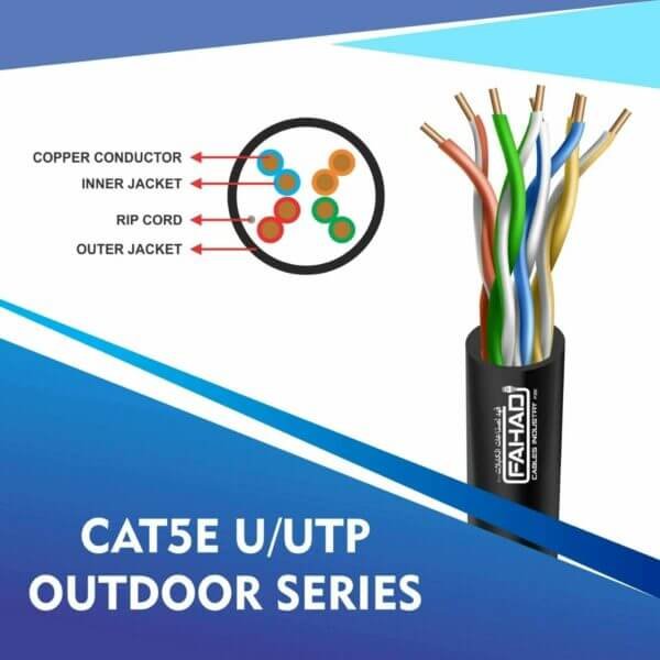 cat5e 24 awg U-UTP outdoor cable 305m