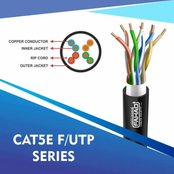 cat5e 24 awg F-UTP outdoor cable 305m