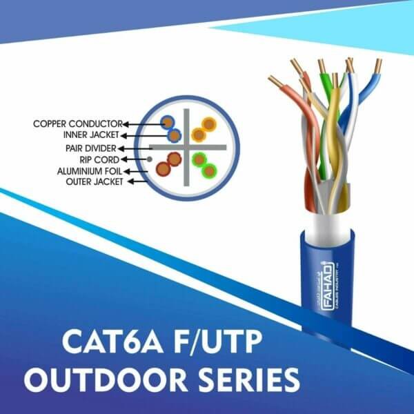 Cat6a F-UTP Network LSZH cable 305m