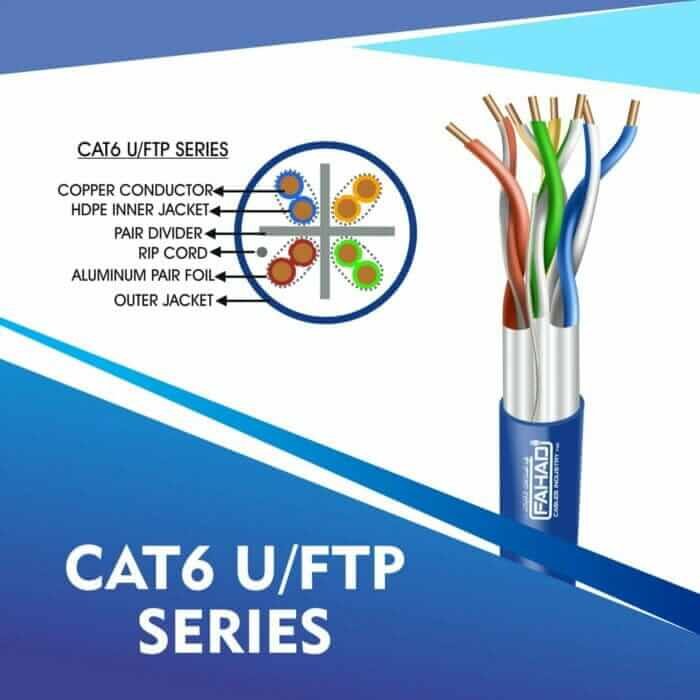 23awg 4pair cat6 u/ftp cable