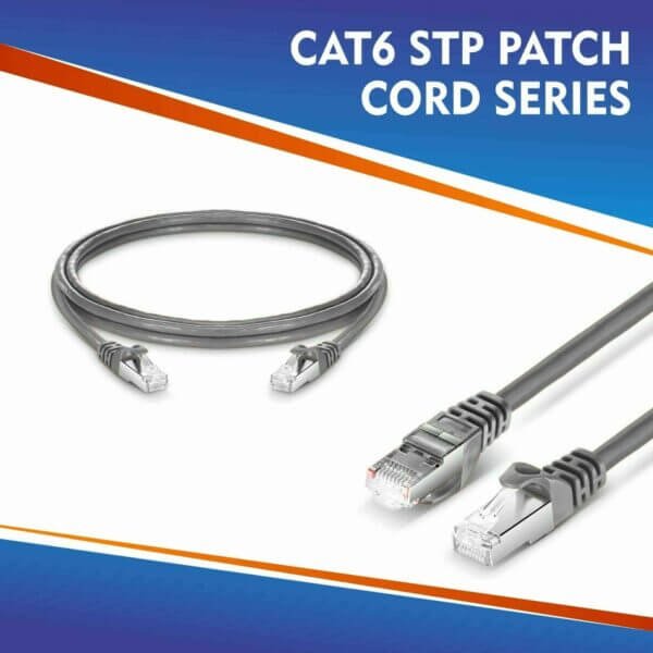 CAT6 STP PATCH CORD SERIES GREY