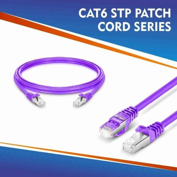 CAT6 STP PATCH CORD SERIES VOILET