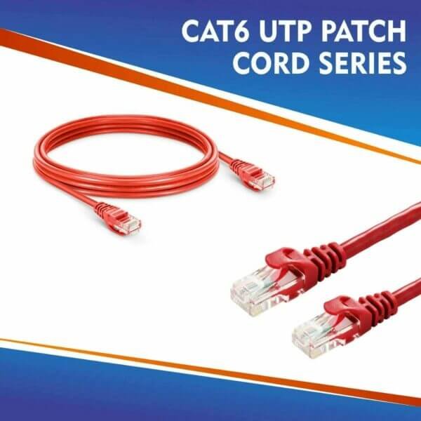 CAT6 UTP PATCH CORD SERIES RED