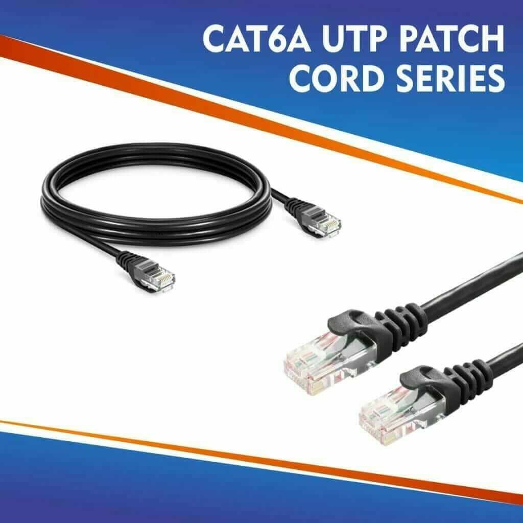 CAT6A UTP PATCH CORD SERIES BLACK