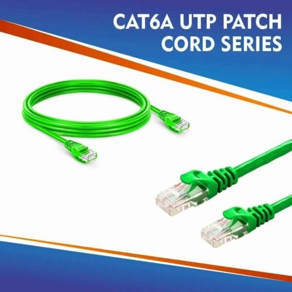CAT6A UTP PATCH CORD SERIES GREEN
