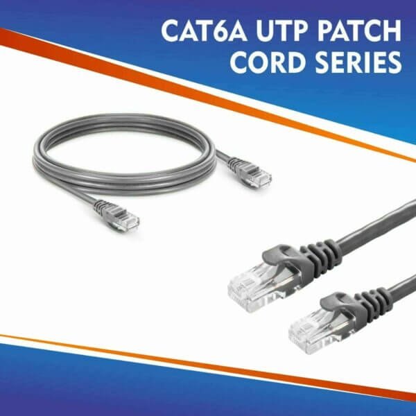 CAT6A UTP PATCH CORD SERIES GREY