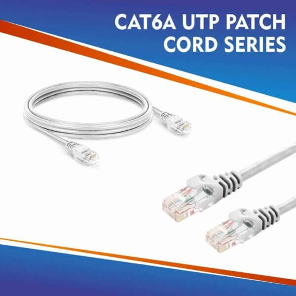 CAT6A UTP PATCH CORD SERIES WHITE