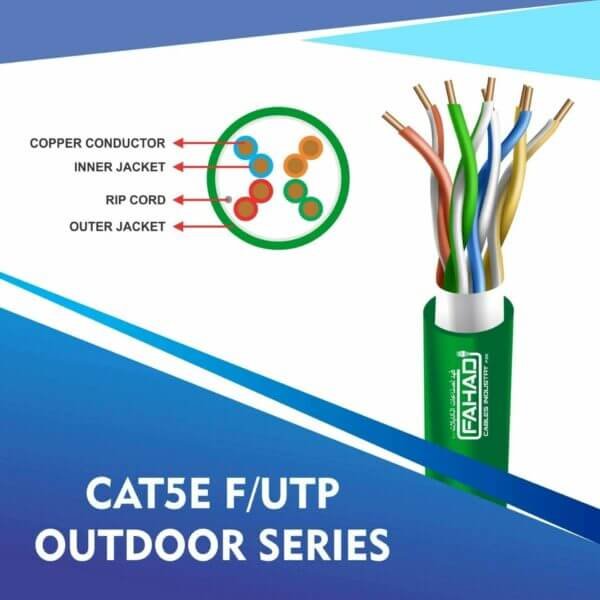 cat5e 24 awg F-UTP outdoor cable 305m