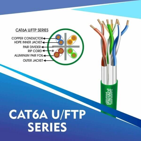 Cat6a U-FTP Network LSZH cable 305m