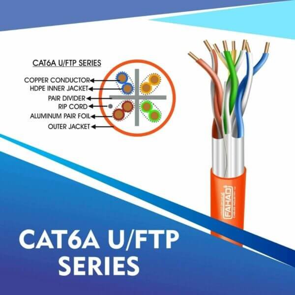 Cat6a U-FTP Network LSZH cable 305m