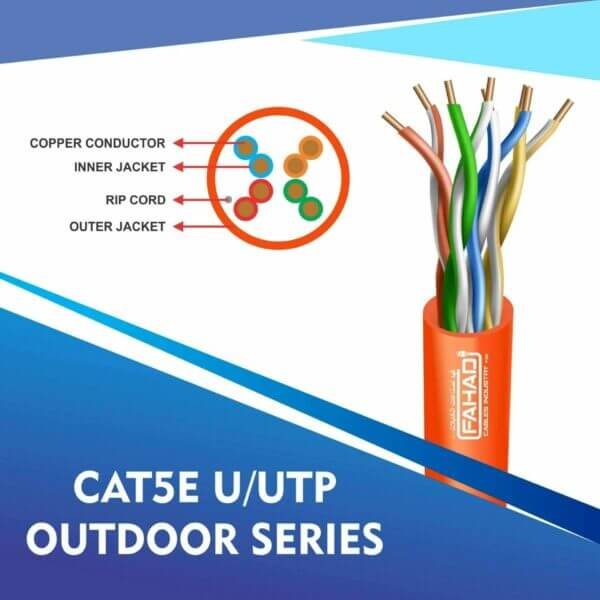 cat5e 24 awg U-UTP outdoor cable 305m