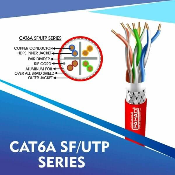 Cat6a SF-UTP Network LSZH cable 305m