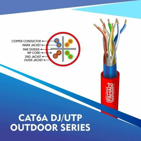 Cat6a DJ-UTP Network LSZH cable 305m