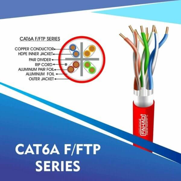 Cat6a F-FTP Network LSZH cable 305m