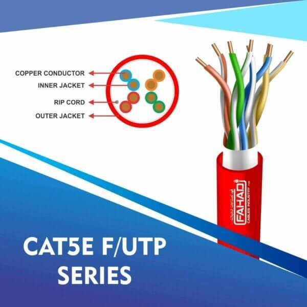 cat5e 24 awg F-UTP outdoor cable 305m