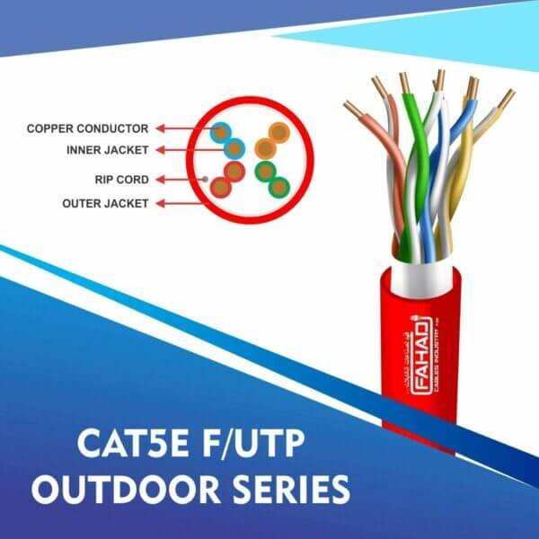 cat5e 24 awg F-UTP outdoor cable 305m