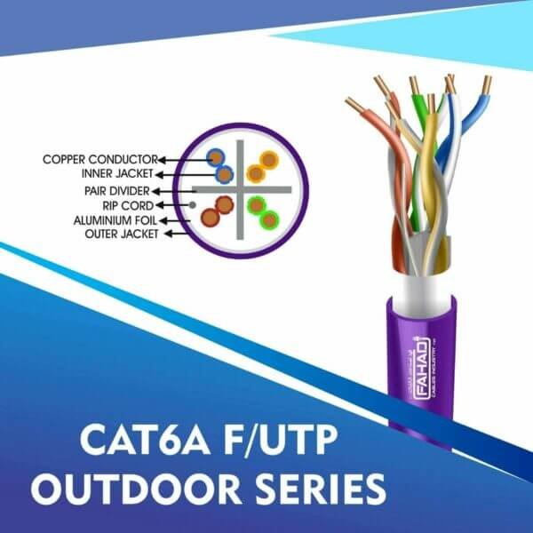 Cat6a F-UTP Network LSZH cable 305m