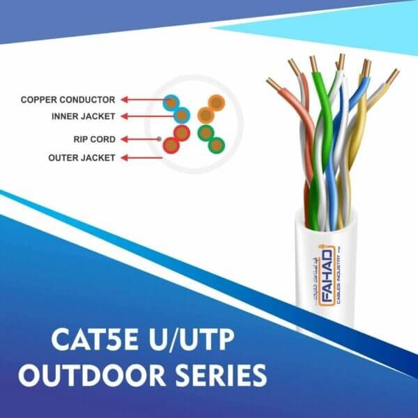 cat5e 24 awg U-UTP outdoor cable 305m