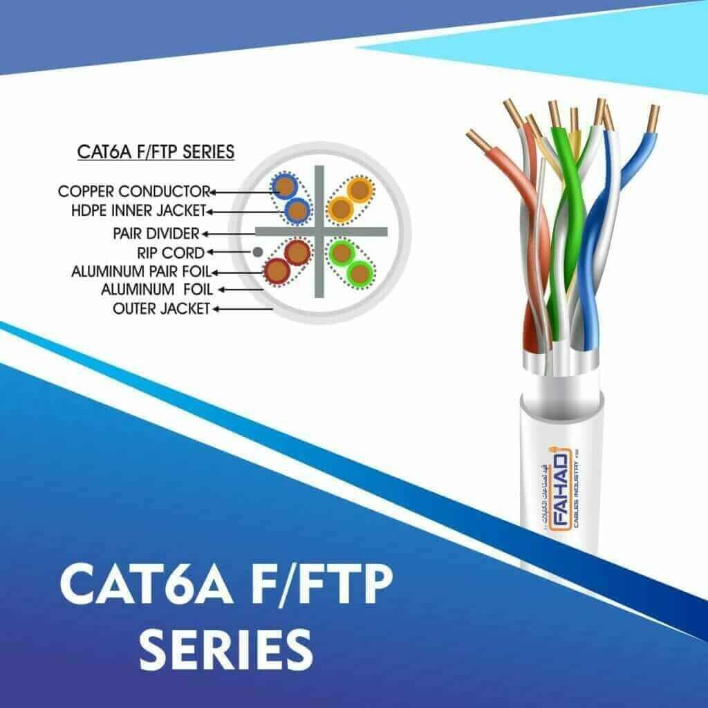 Exploring Fahad Cables Industry FZE: A Leading Wire Cable Manufacturer in the UAE 4 cat6a network cable 23awg 4pair LSZH f-ftp cable 305m