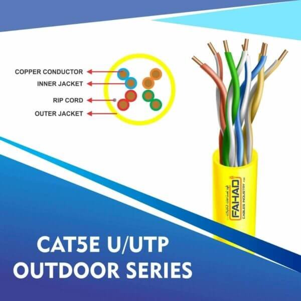 cat5e 24 awg U-UTP outdoor cable 305m