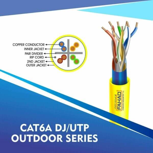 Cat6a DJ-UTP Network LSZH cable 305m