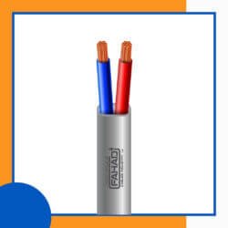 2 core control cable flat 10 to 24 awg 305m