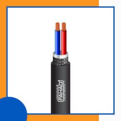 2 core control cable braid shielded outdoor 10 to 24 awg 305m