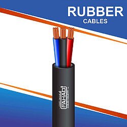 3 core Rubber cable outdoor 16 to 24 awg 305m