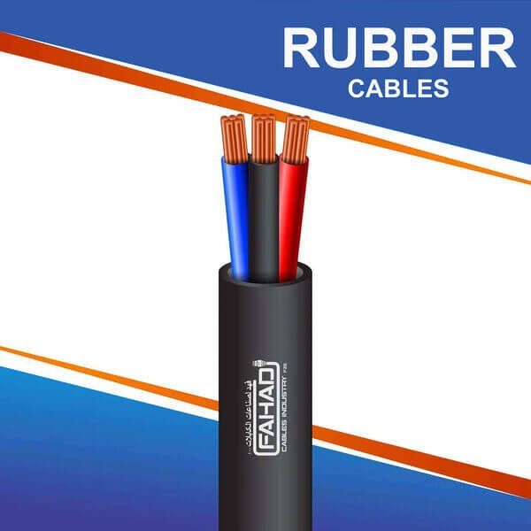 3 core Rubber cable outdoor 16 to 24 awg 305m