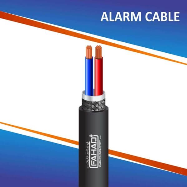 2 core Alarm Cable braid shielded outdoor 10 to 24 awg 305m