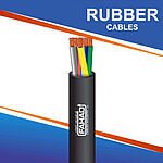 6 core Rubber cable outdoor 16 to 24 awg 305m