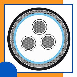 industrial automation cables 3 core Shielded BC Outd 1.5mm 3 core Rubber cable 16 to 24 awg 305m